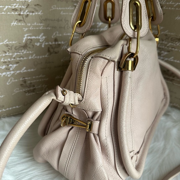 Chloe Paraty Blush Pink Leather Handbag - Picture 3 of 14